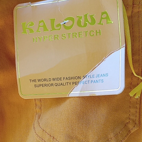 KaLowa Vibrant Orange Women's Jeggings - Picture 5 of 6